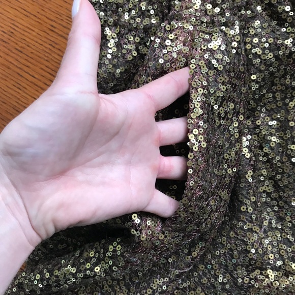 J. Crew gold sequin skirt - Picture 8 of 9